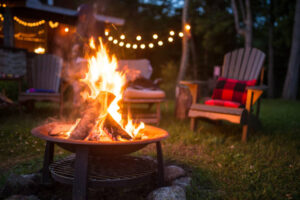 am Lagerfeuer