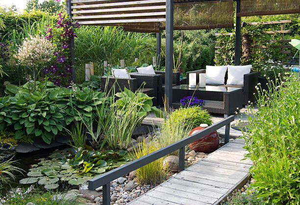 Moderne Gartenausstattung